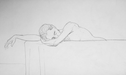 figure reclining