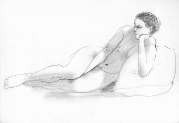 figure reclining