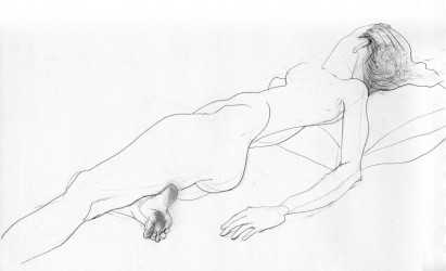 figure reclining